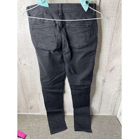 Skinny Jeans & Yellow Thermal Shirt Girls Size XL (16) and Free Socks - Picture 9 of 14